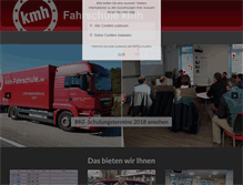 Tablet Screenshot of fahrschule-kmh.de